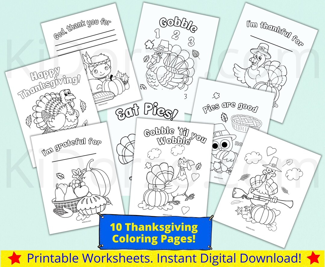 Thanksgiving coloring pages printable coloring pages preschool printable fall coloring pages pdf