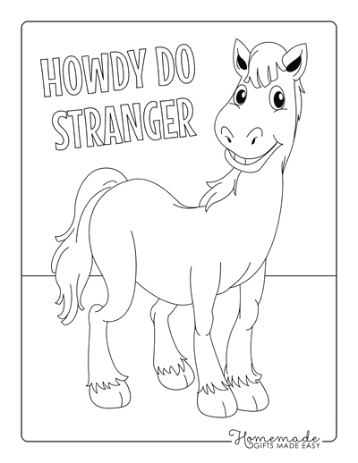 Best horse coloring pages for kids adults free printables