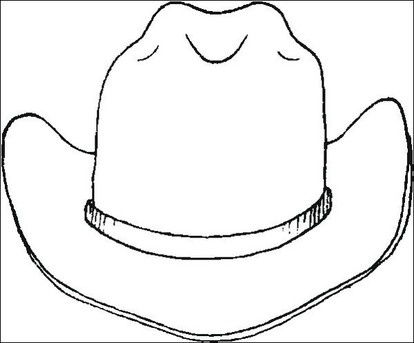 Cowboy coloring pages â birthday printable