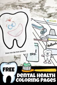 Playdough flossing activity