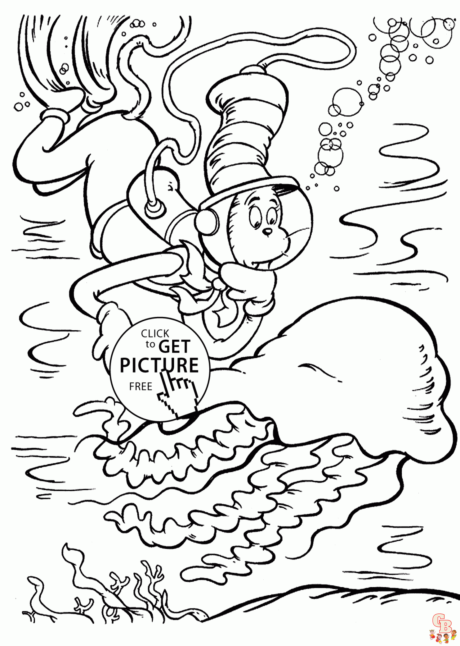 Free printable dr seuss coloring pages for kids