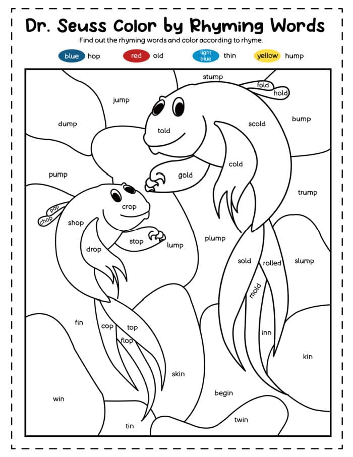 Dr seuss coloring pages