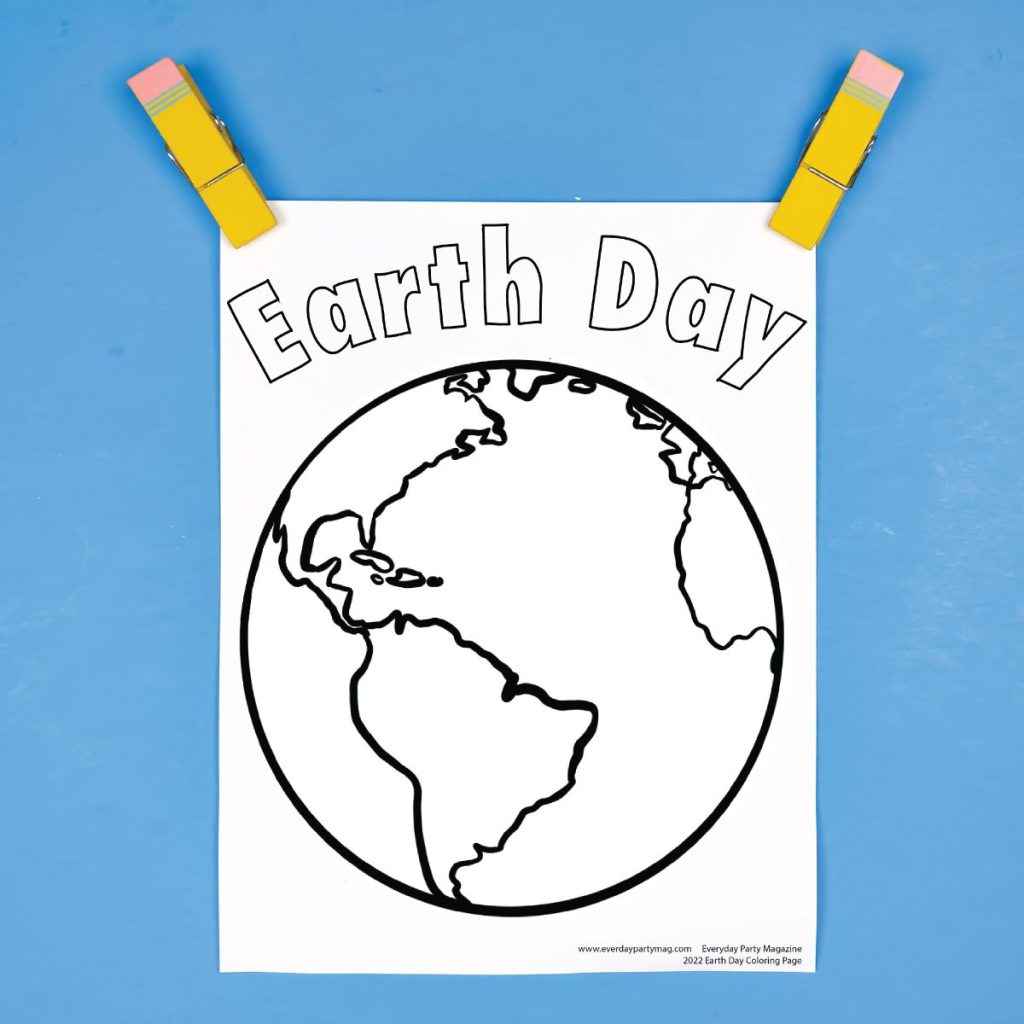 Earth day printables