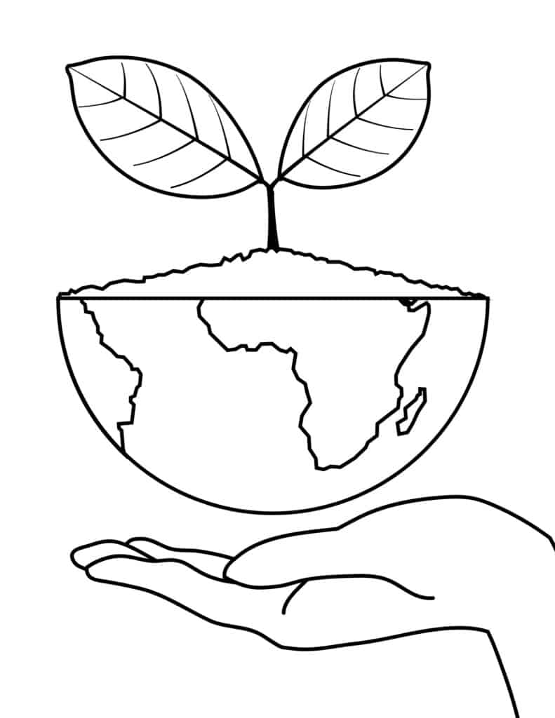 Free printable earth day coloring pages for kids