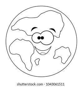 Best earth coloring page royalty