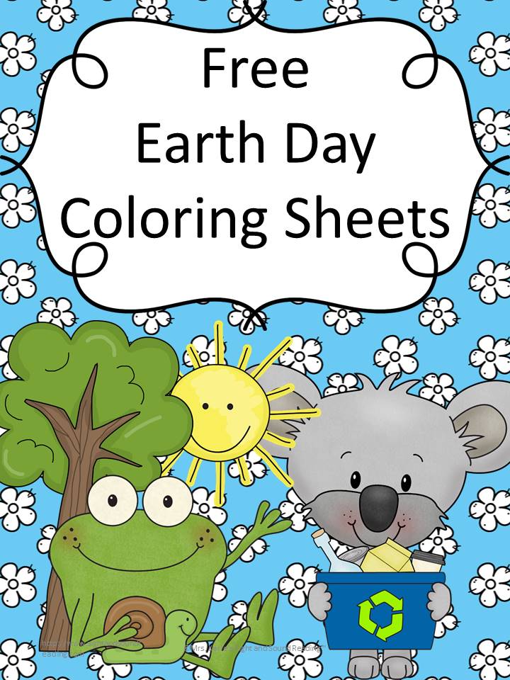Earth day coloring sheets mrs karles sight and sound reading