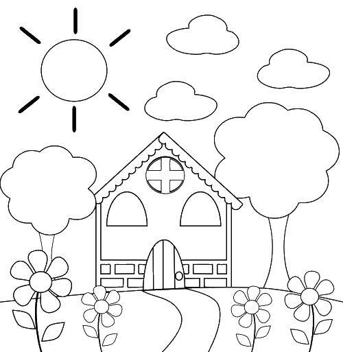 Online coloring pages coloring home garden coloring