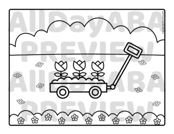 Spring coloring pages