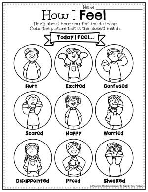 Emotions activities preschool