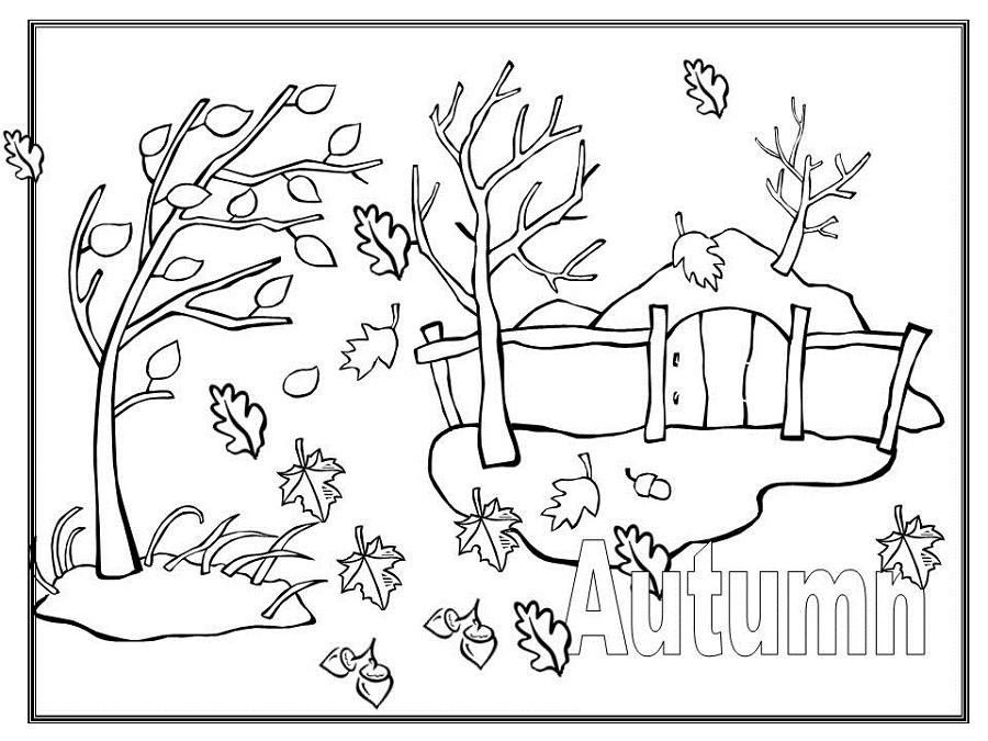 Adorable fall coloring pages for children activity shelter