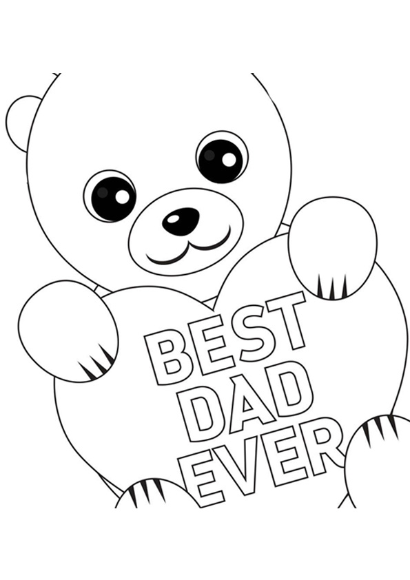Coloring pages free printable fathers day coloring cards for kids