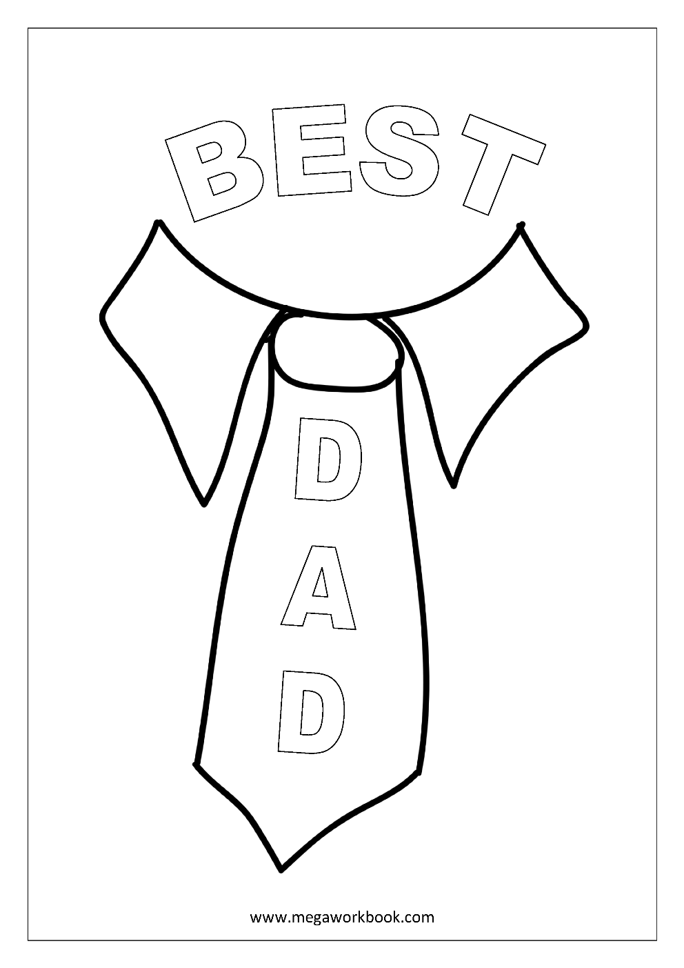 Free printable fathers day fathers day coloring pages for kids kindergarten and preschool