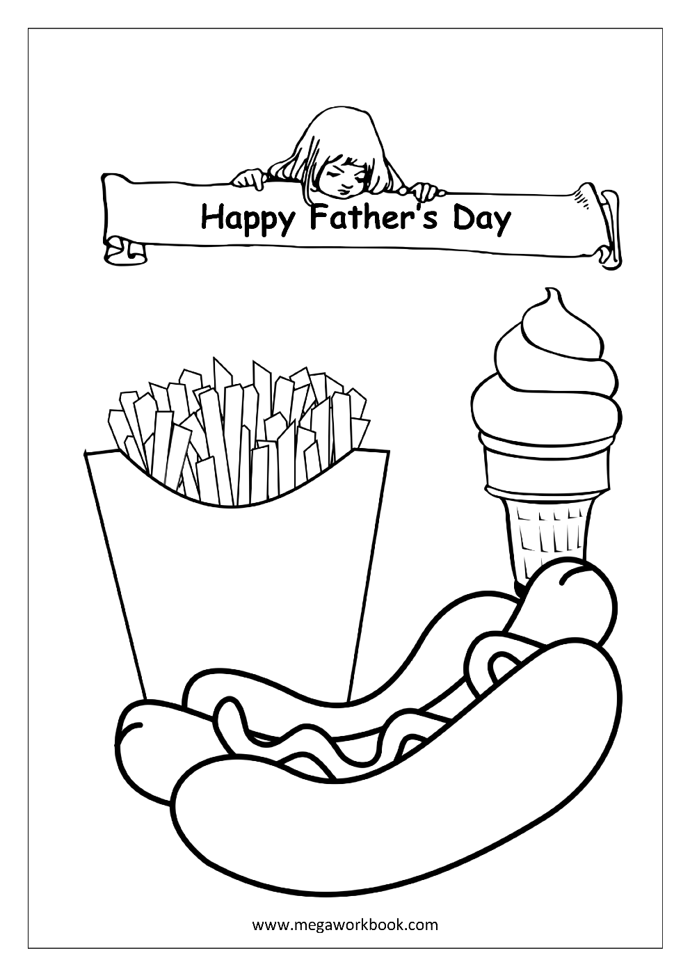 Free printable fathers day fathers day coloring pages for kids kindergarten and preschool
