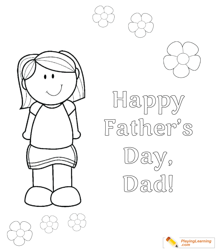 Happy fathers day coloring page free happy fathers day coloring page