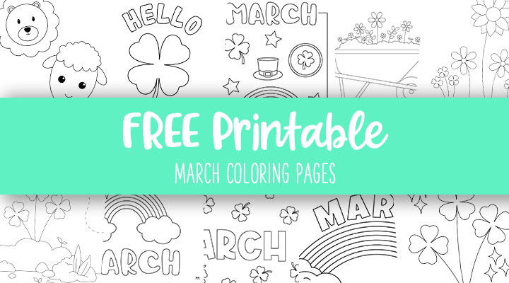 March coloring pages