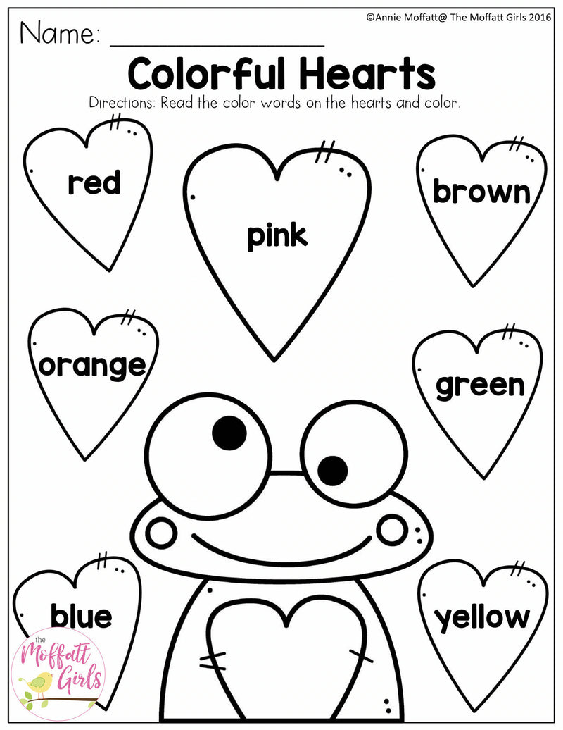Preschool february no prep packet printable classroom resource the â schoolgirl style