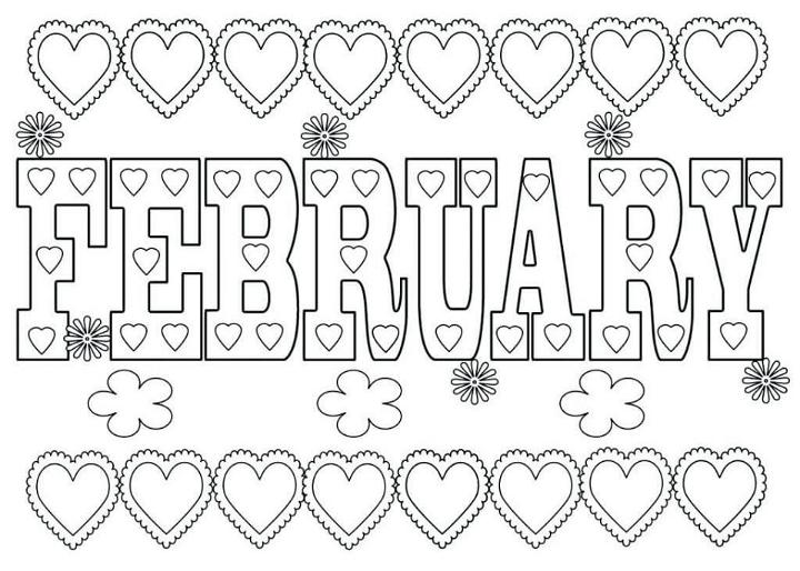 Free february coloring pages for kids and adults