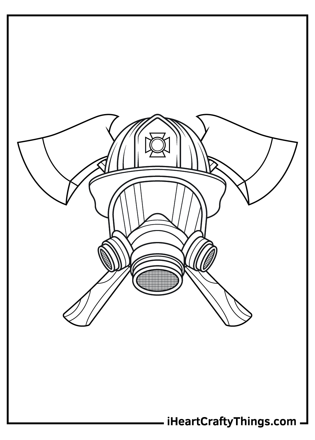 Fire department coloring pages free printables