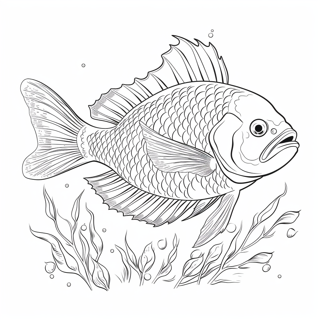 Fish coloring pages