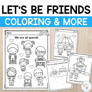 Friendship coloring tpt