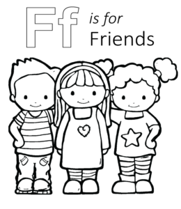 Learning letter f in the alphabet playing learning