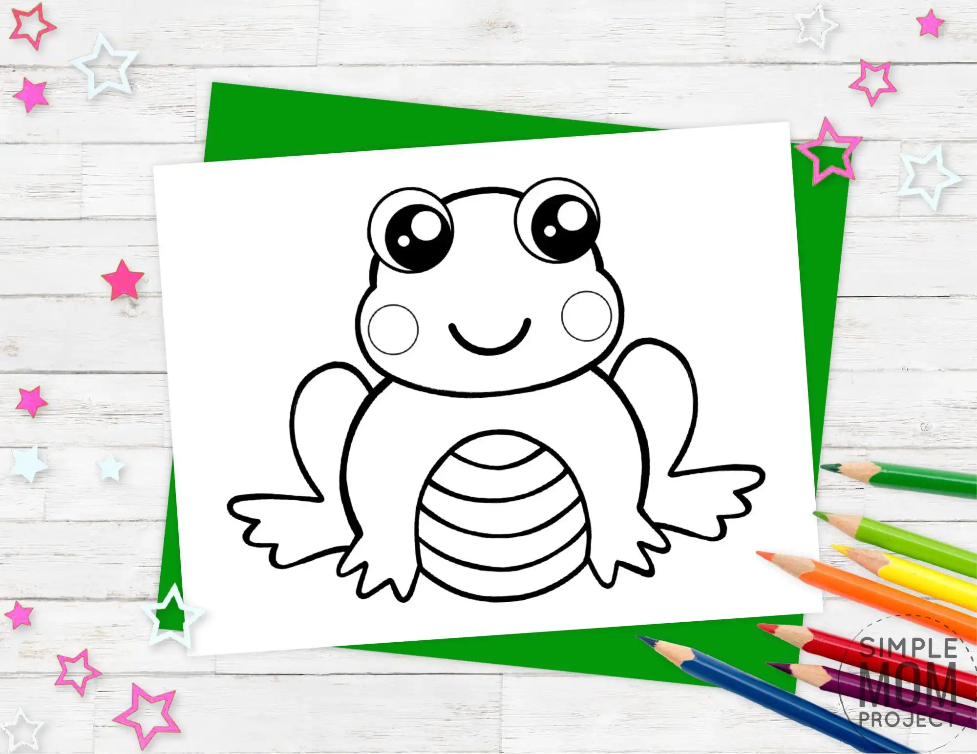 Free printable frog template â simple mom project
