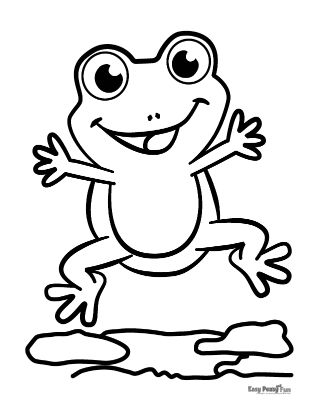 Frog coloring pages â printable coloring pages