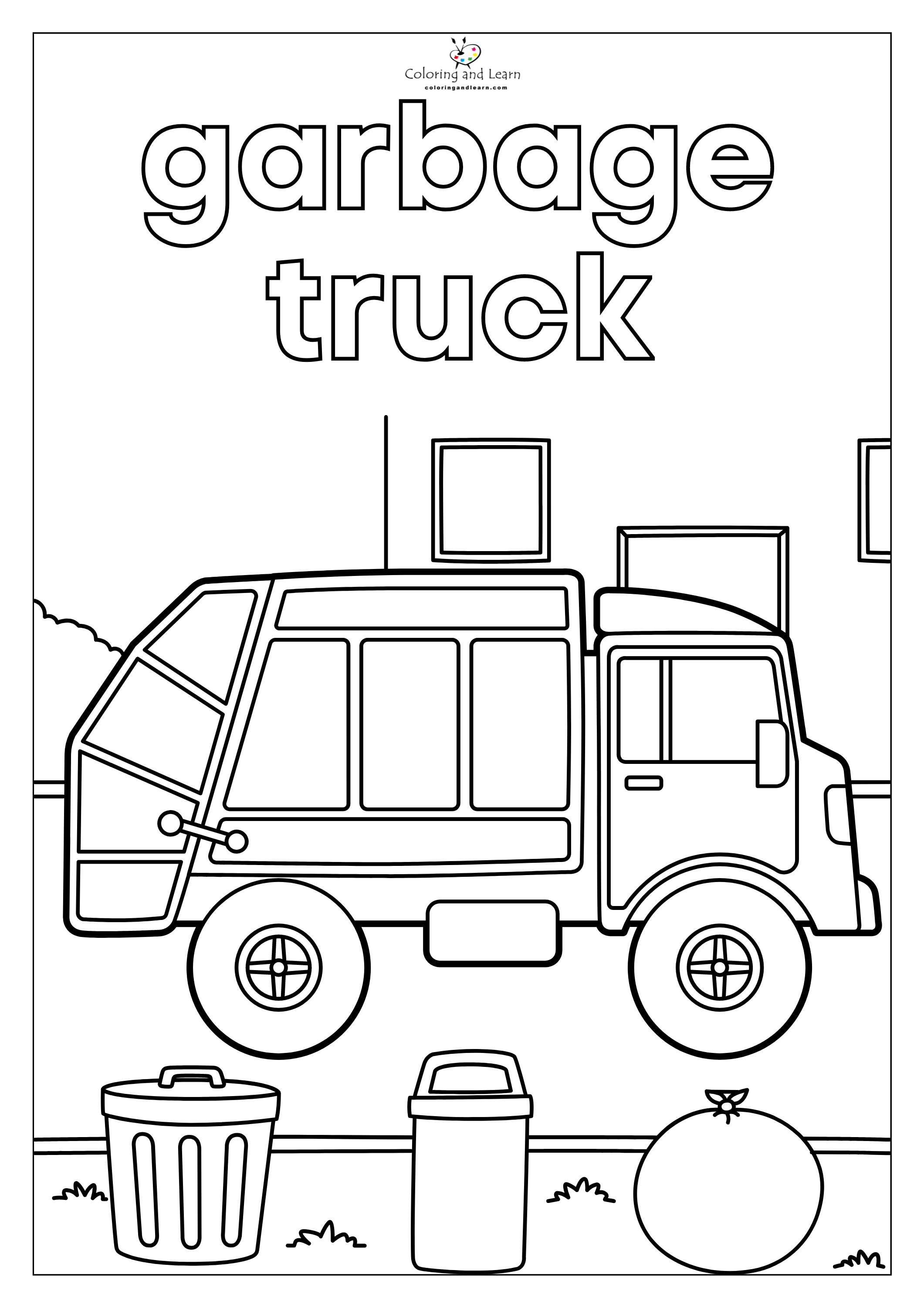 Vehicles coloring pages