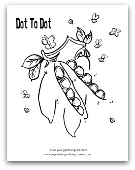 Free vegetable garden coloring books