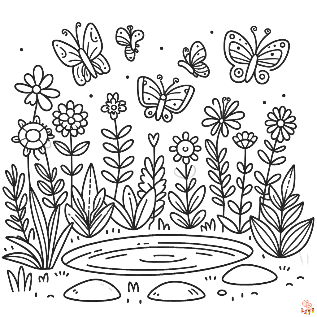 Flutter into fun with preschool butterfly coloring pages