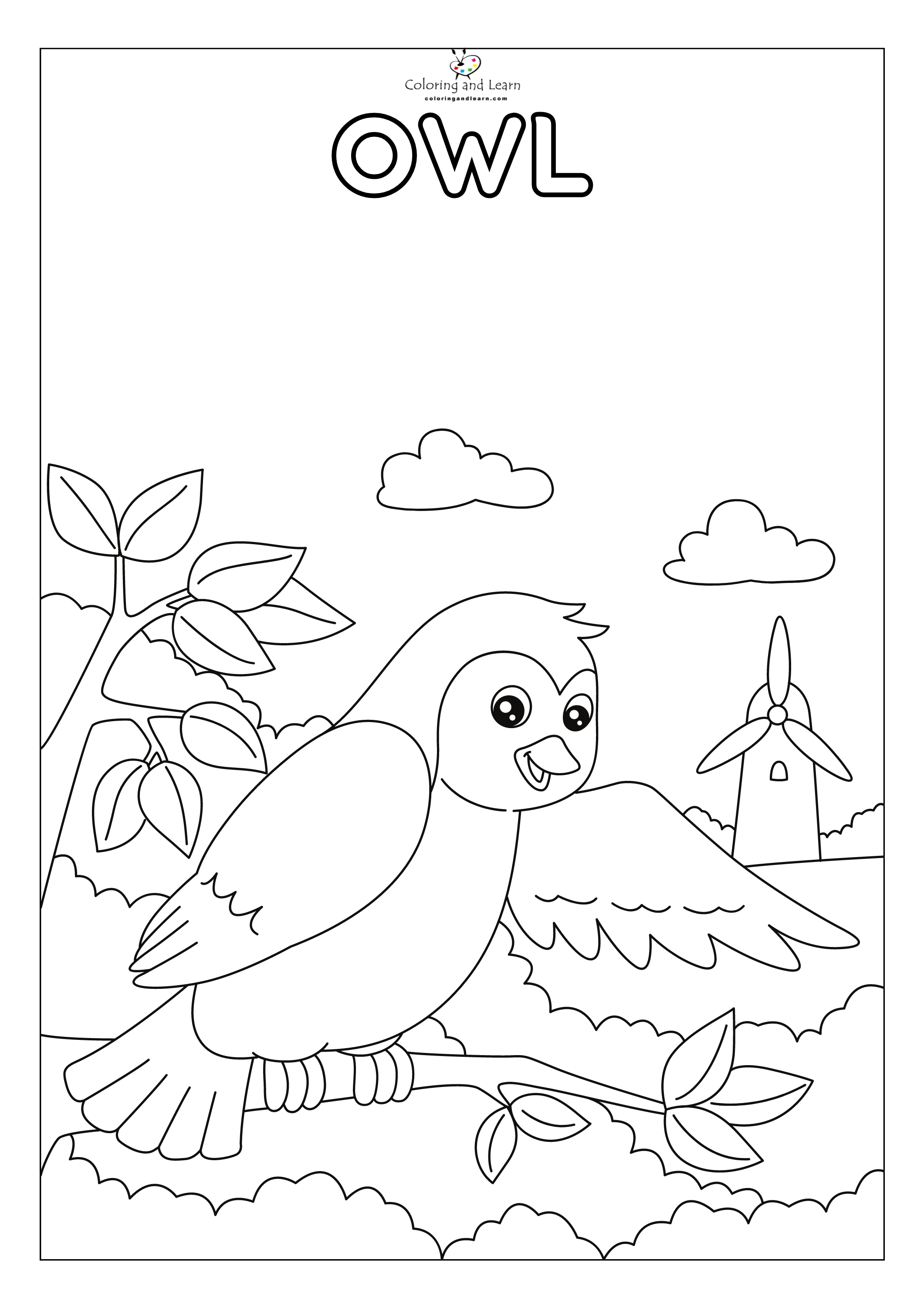 Preschool garden coloring pages
