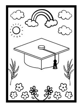 Last day of school coloring pages for kids graduation coloring sheets