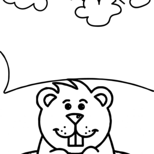 Groundhog day coloring pages printable for free download