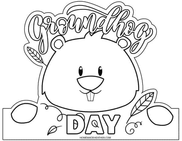 Groundhog day activity printables homemade heather