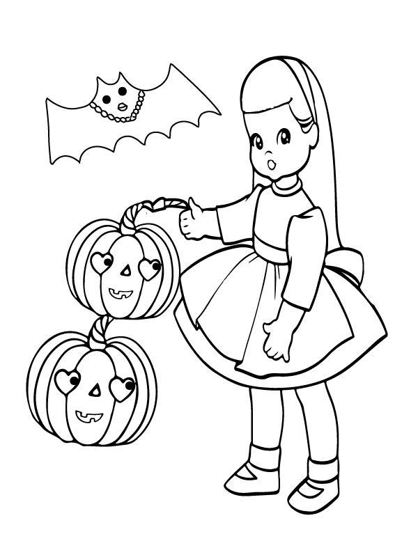 Preschool halloween coloring pages printable for free download