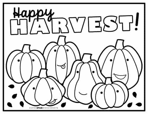 Pumpkin coloring pages