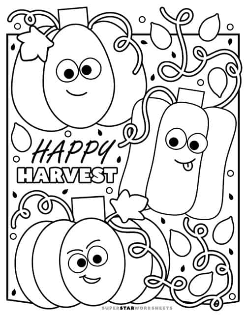 Pumpkin coloring pages