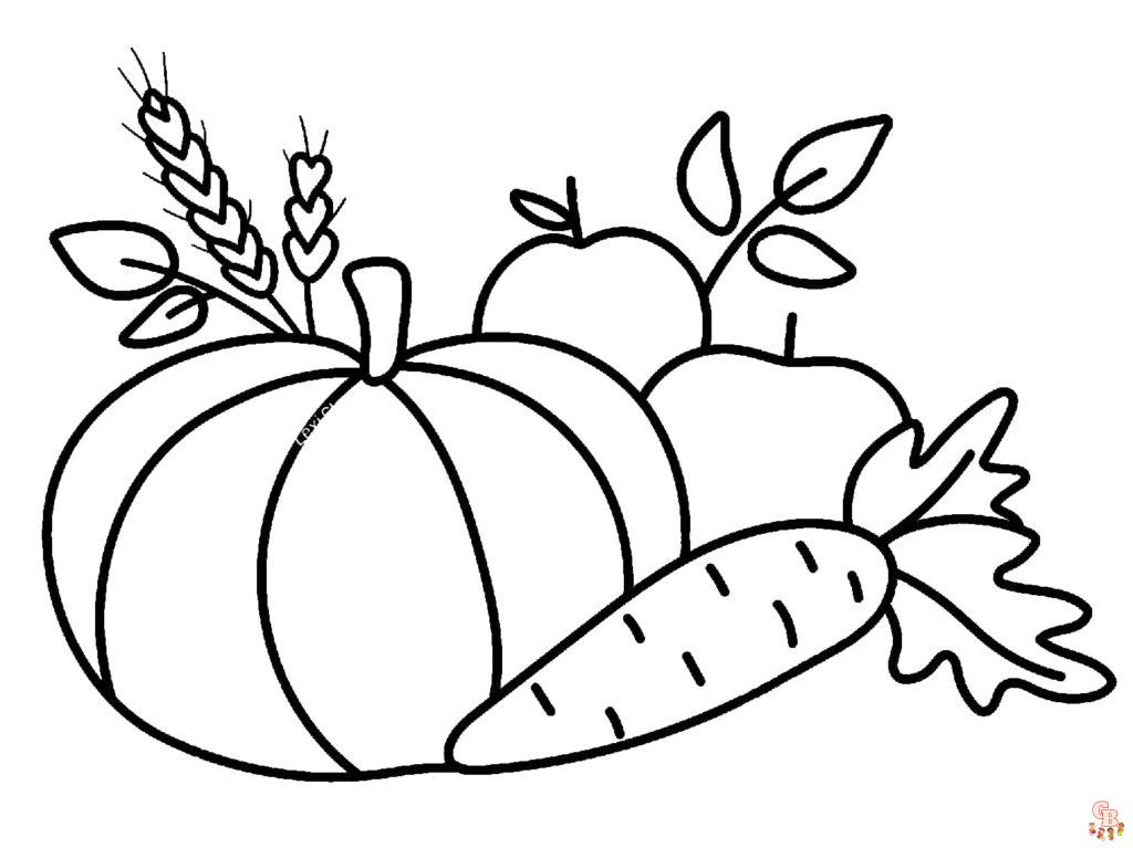 Harvest coloring pages