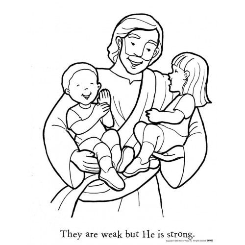 Jesus loves me this i know loring book