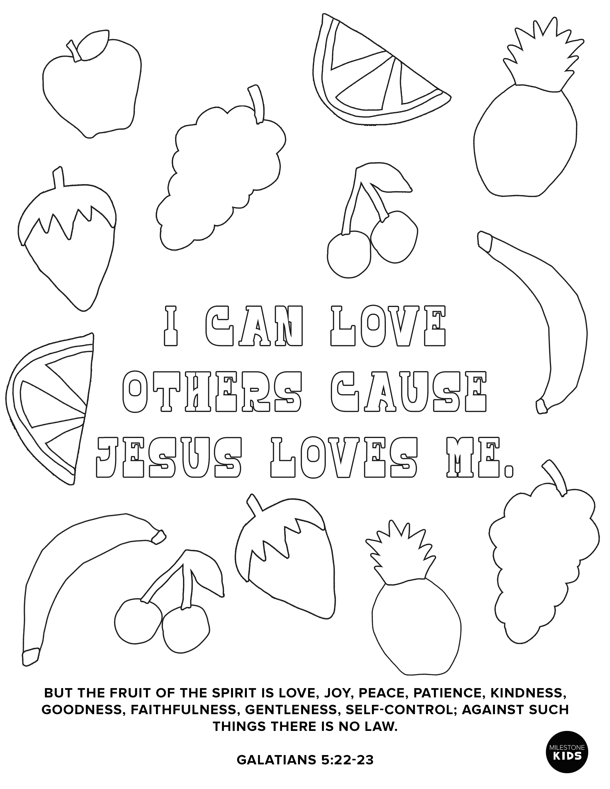 Fruitopia kids resources milestone church