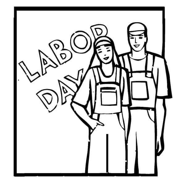 Free labor day coloring pages printable pdf