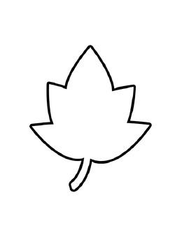 Fall leaf coloring pages by beverly moran tpt