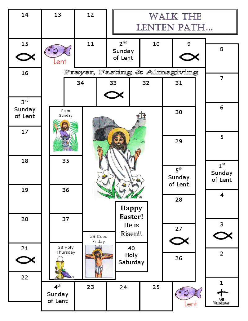Ash wednesday coloring pages
