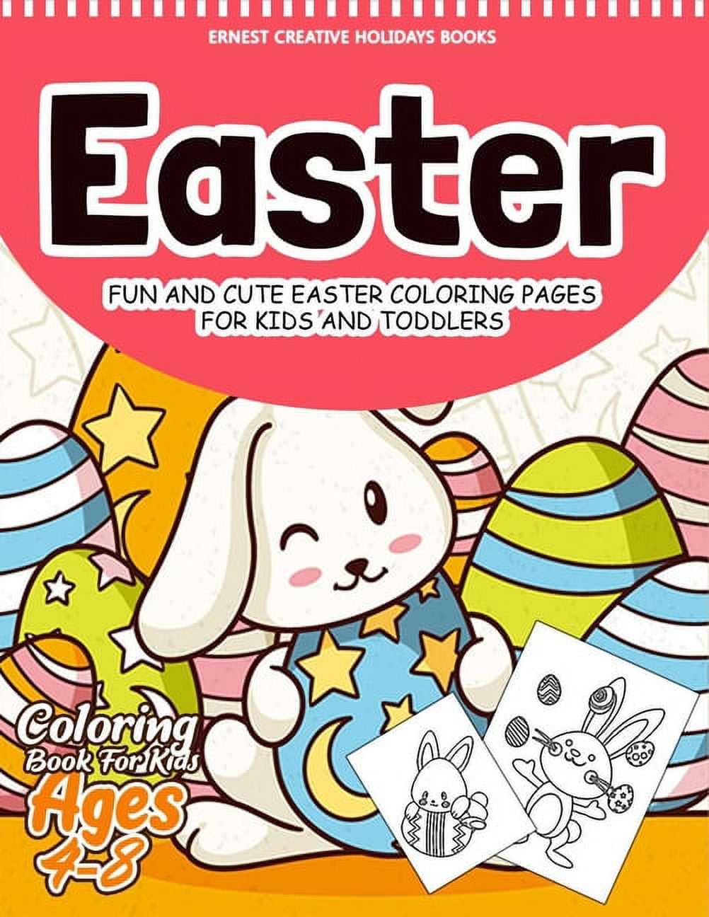 Easter coloring book for kids ages