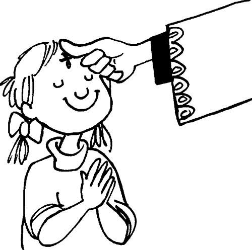 Ash wednesday coloring pages