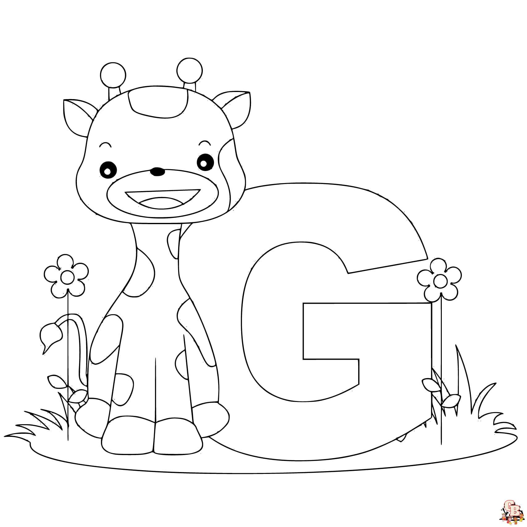 Discover creative learning with letter coloring pages from a to z