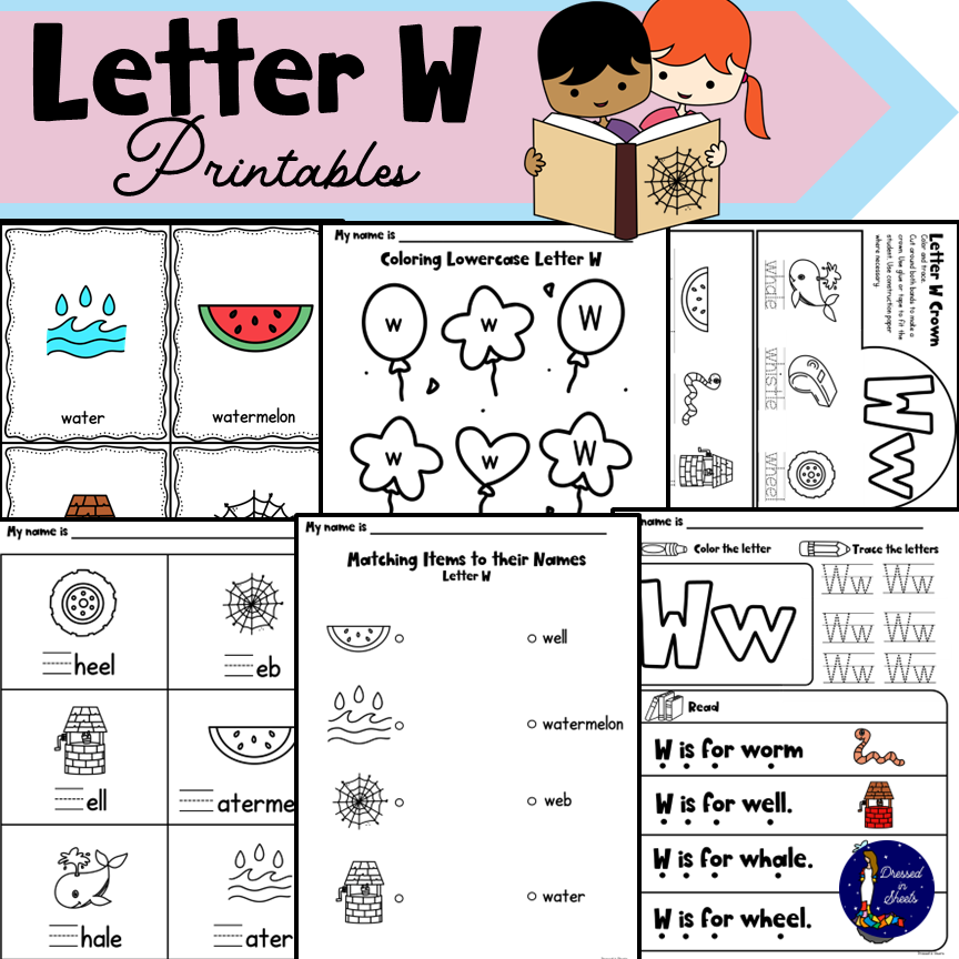 Letter w printables made by teachers