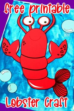 Lobster crafts for kids ideas lobster crafts crafts for kids ocean animal crafts