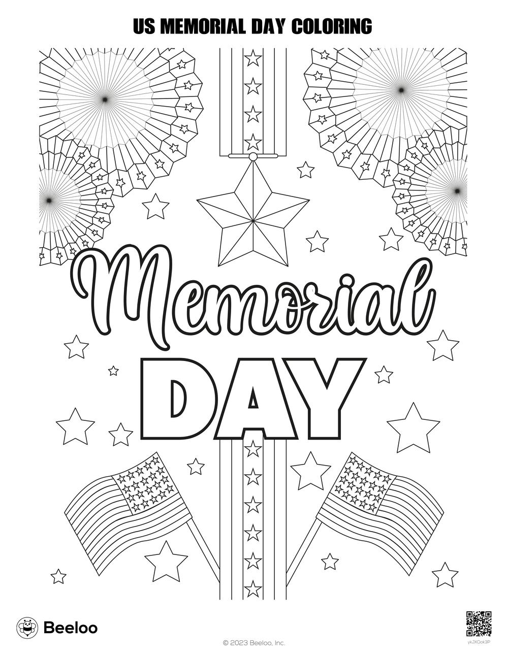 Us memorial day coloring â printable crafts and activities for kids