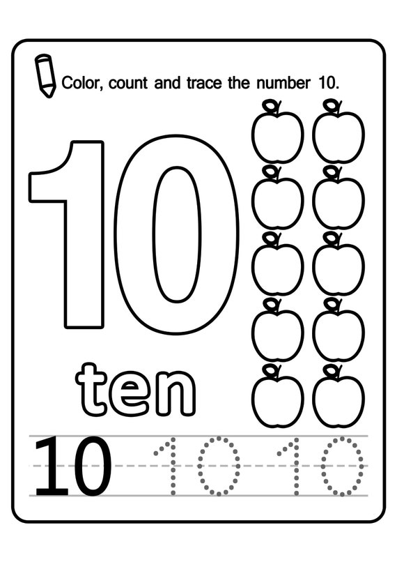 Color count trace number pages numbers